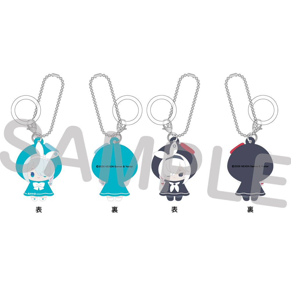 レインコート立体ラバーマスコット