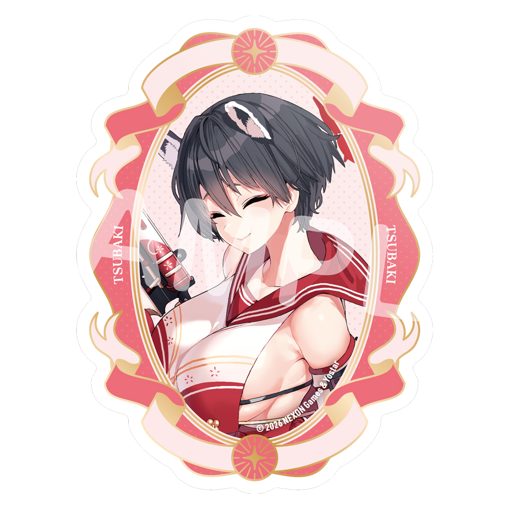 バースデーステッカー／ツバキ