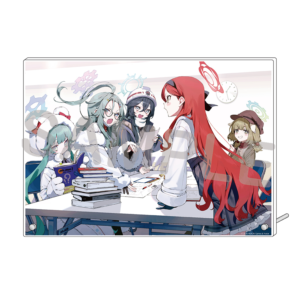 ブルーアーカイブ アクリルプレート2026（知識解放戦線＆出版部＆工務部）