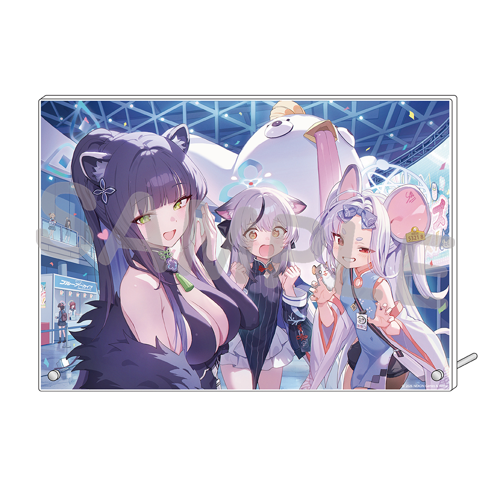 ブルーアーカイブ アクリルプレート2026（梅花園＆錬丹術研究会）