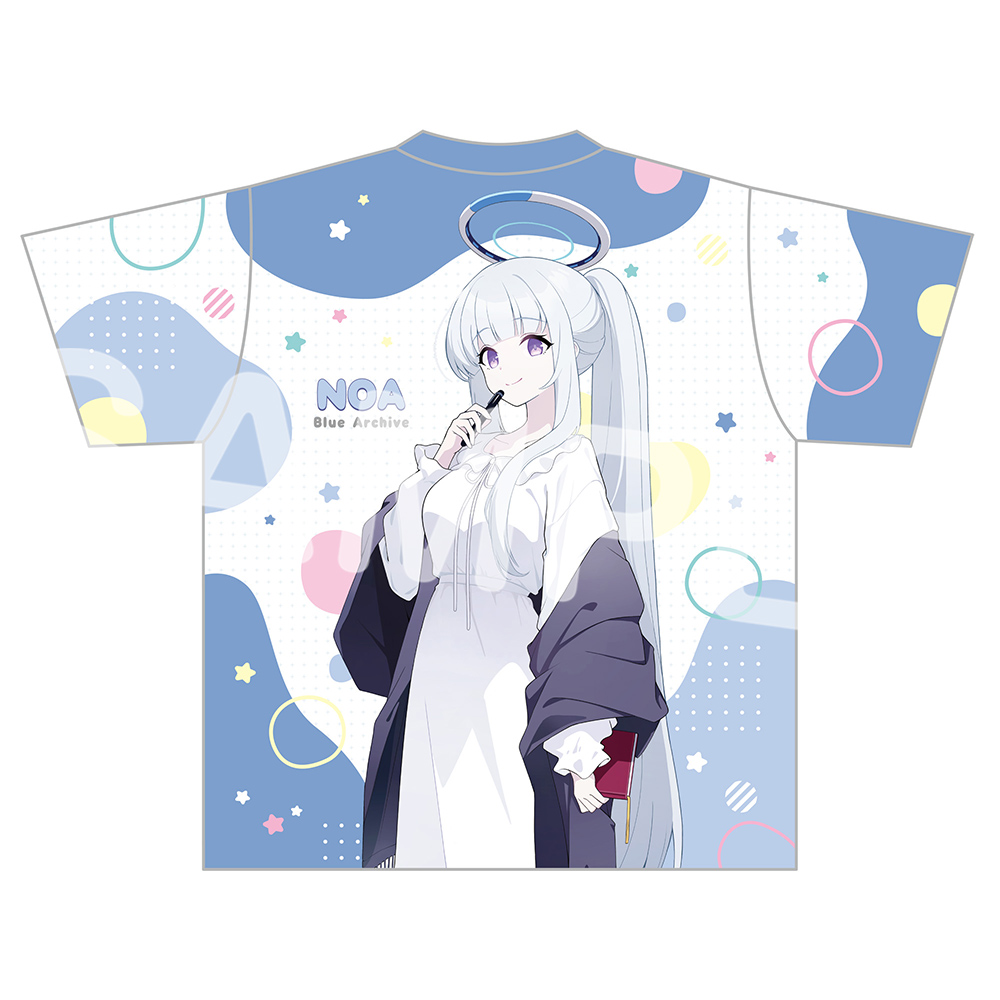 ブルアカ ノア フルグラフィックTシャツ 男性用Lサイズ Yostar OFFICIAL SHOP ONLINE / JR秋葉原駅店 フルグラフィックT