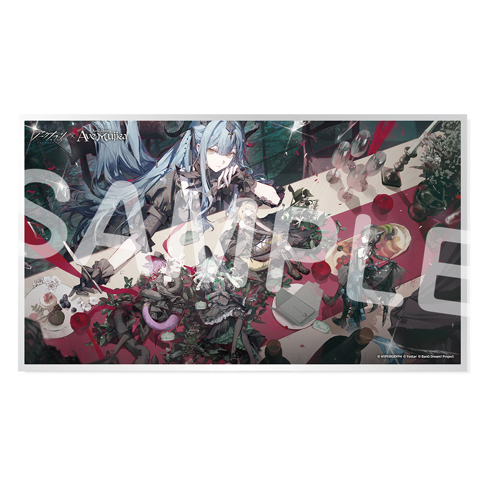 アークナイツ × BanG Dream! Ave Mujica アクリル色紙 儚き夢薔薇