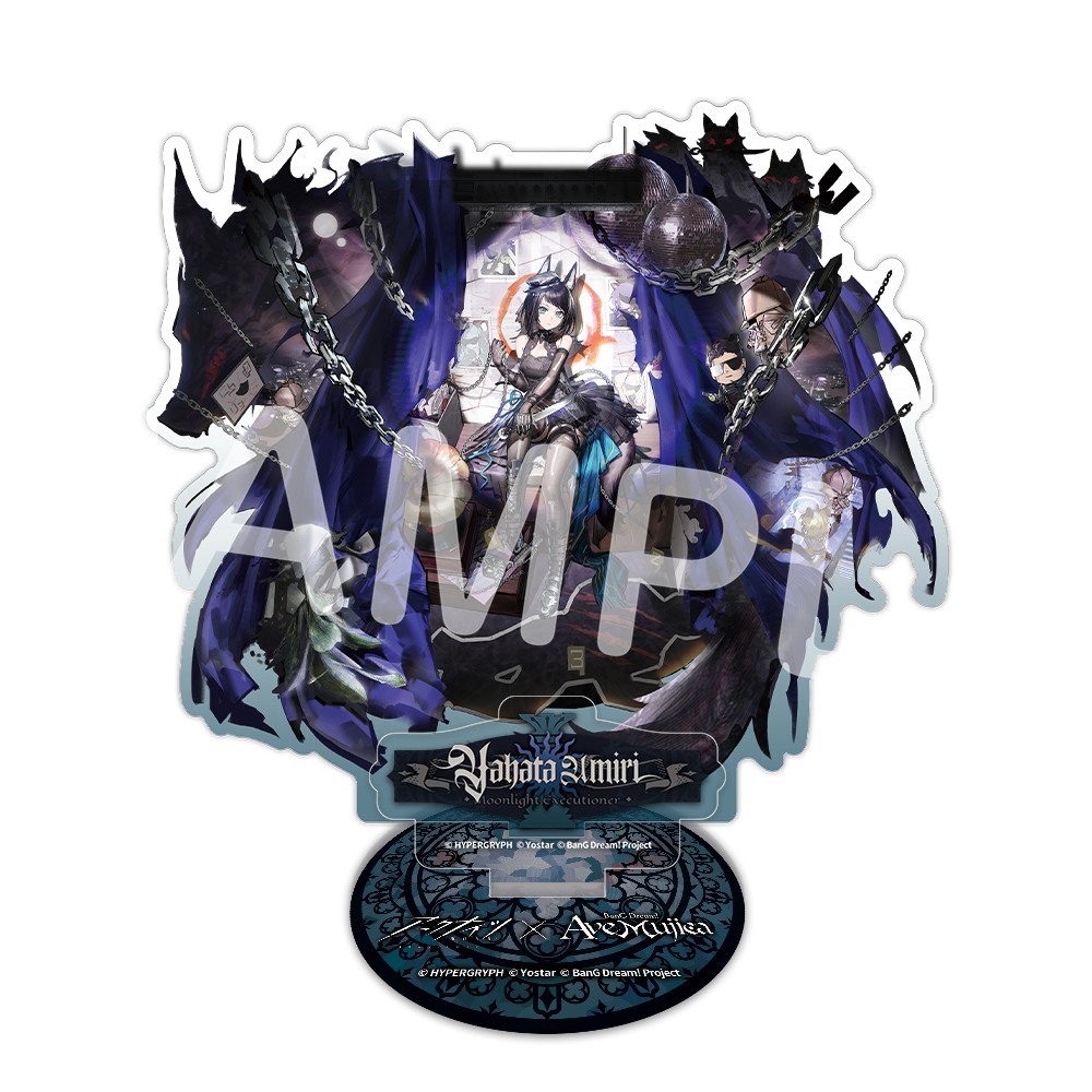 アークナイツ × BanG Dream! Ave Mujica アクリルスタンド 八幡海鈴（月下の執行者VER.）