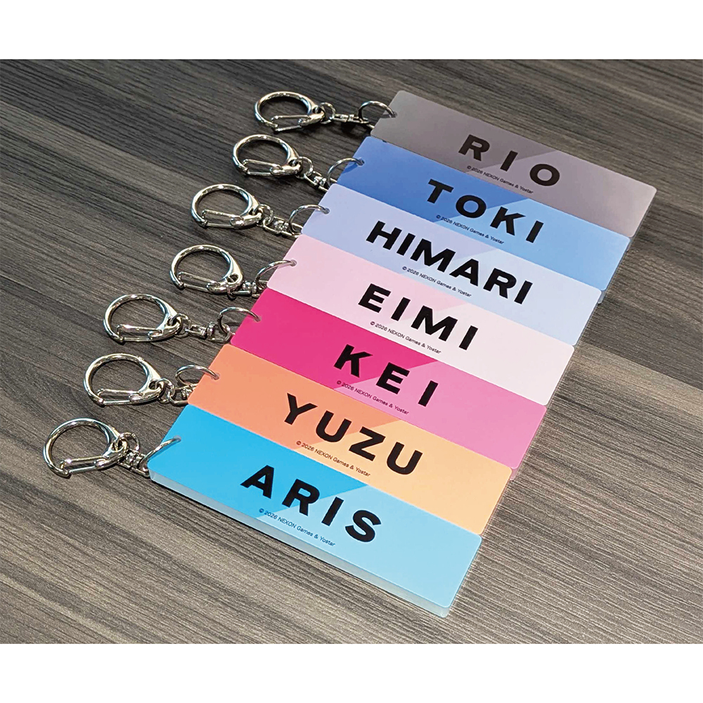 Yostar OFFICIAL SHOP ONLINE / スティックアクリルキーホルダー