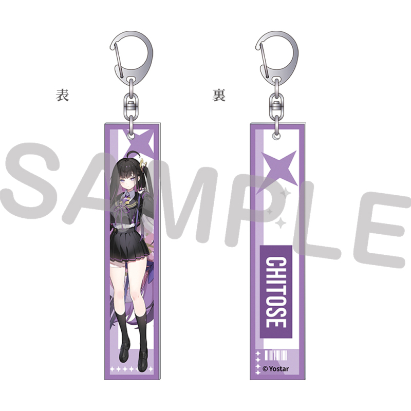 フライトタグ風アクリルキーホルダー／チトセ
