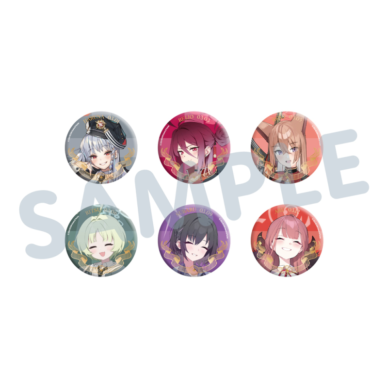 トレーディングバースデー缶バッジ【A】(3月)