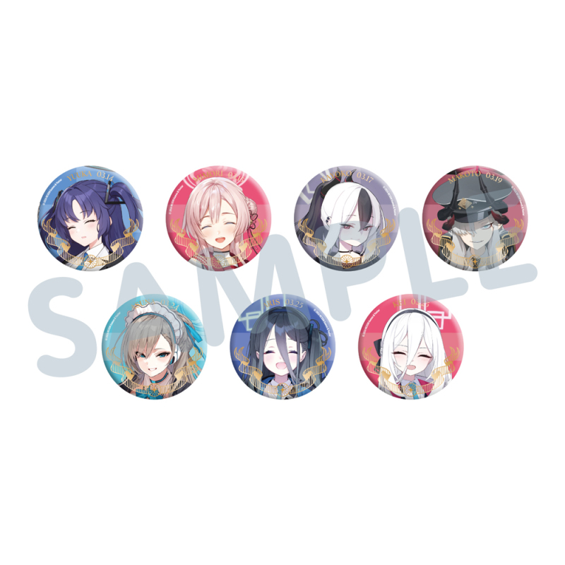 トレーディングバースデー缶バッジ【B】(3月)