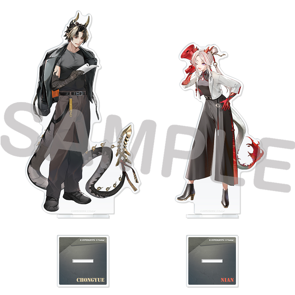 【オンライン予約限定特典付き】アークナイツ アクリルスタンド~OPERATORS HOLIDAY 2~2種セット チョンユエ＆ニェンセット