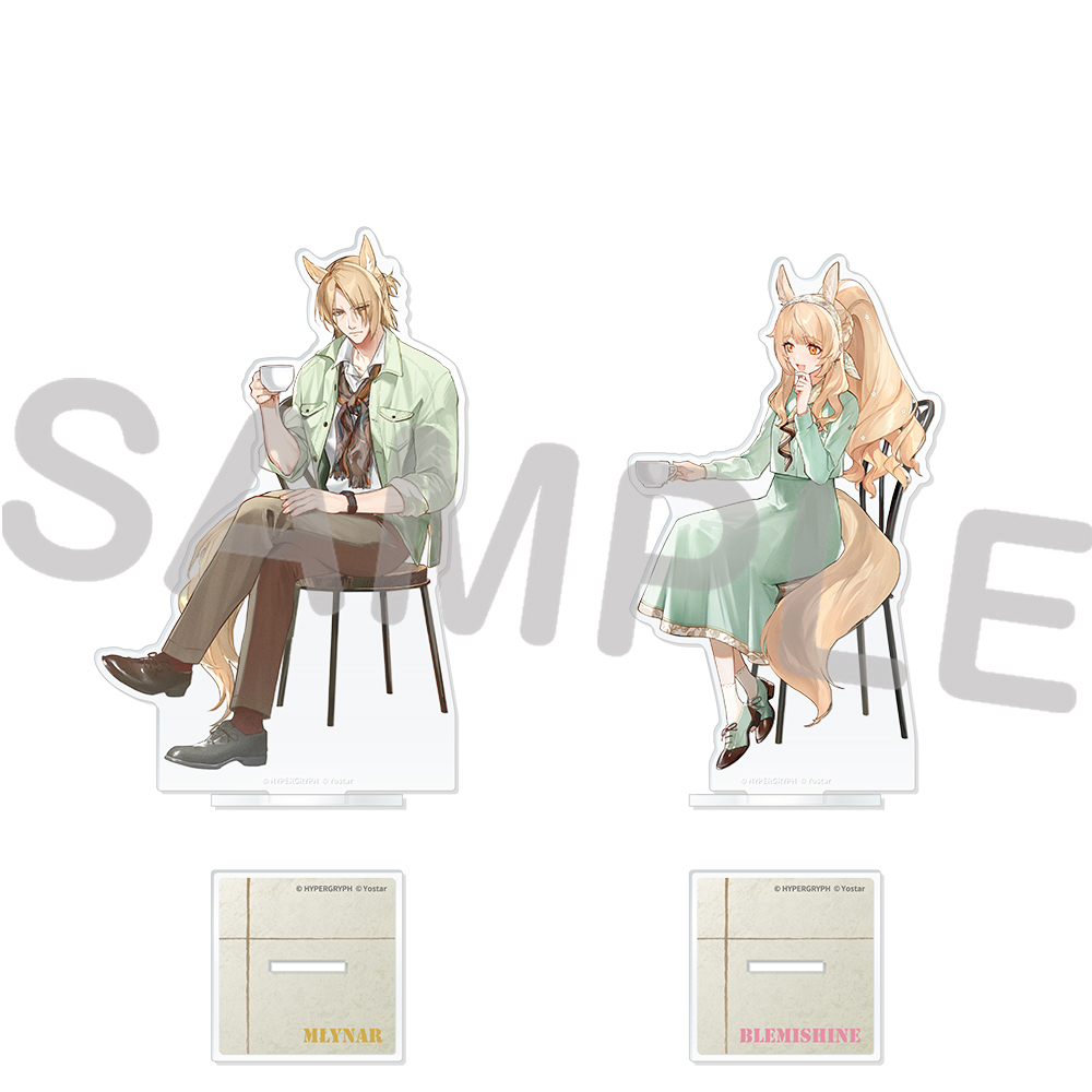 【オンライン予約限定特典付き】アークナイツ アクリルスタンド~OPERATORS HOLIDAY 2~2種セット ムリナール＆ブレミシャインセット