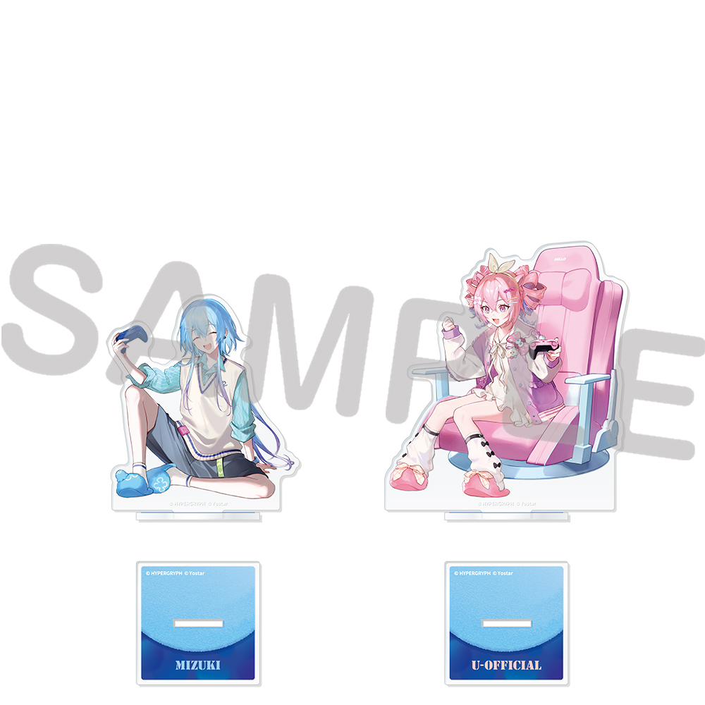 【オンライン予約限定特典付き】アークナイツ アクリルスタンド~OPERATORS HOLIDAY 2~2種セット ミヅキ＆U-Officialセット