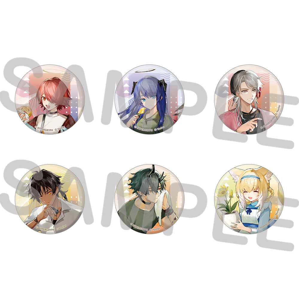 【再販／オンライン予約限定特典付き】アークナイツ トレーディング缶バッジ~OPERATORS HOLIDAY~（コンプリートセット）