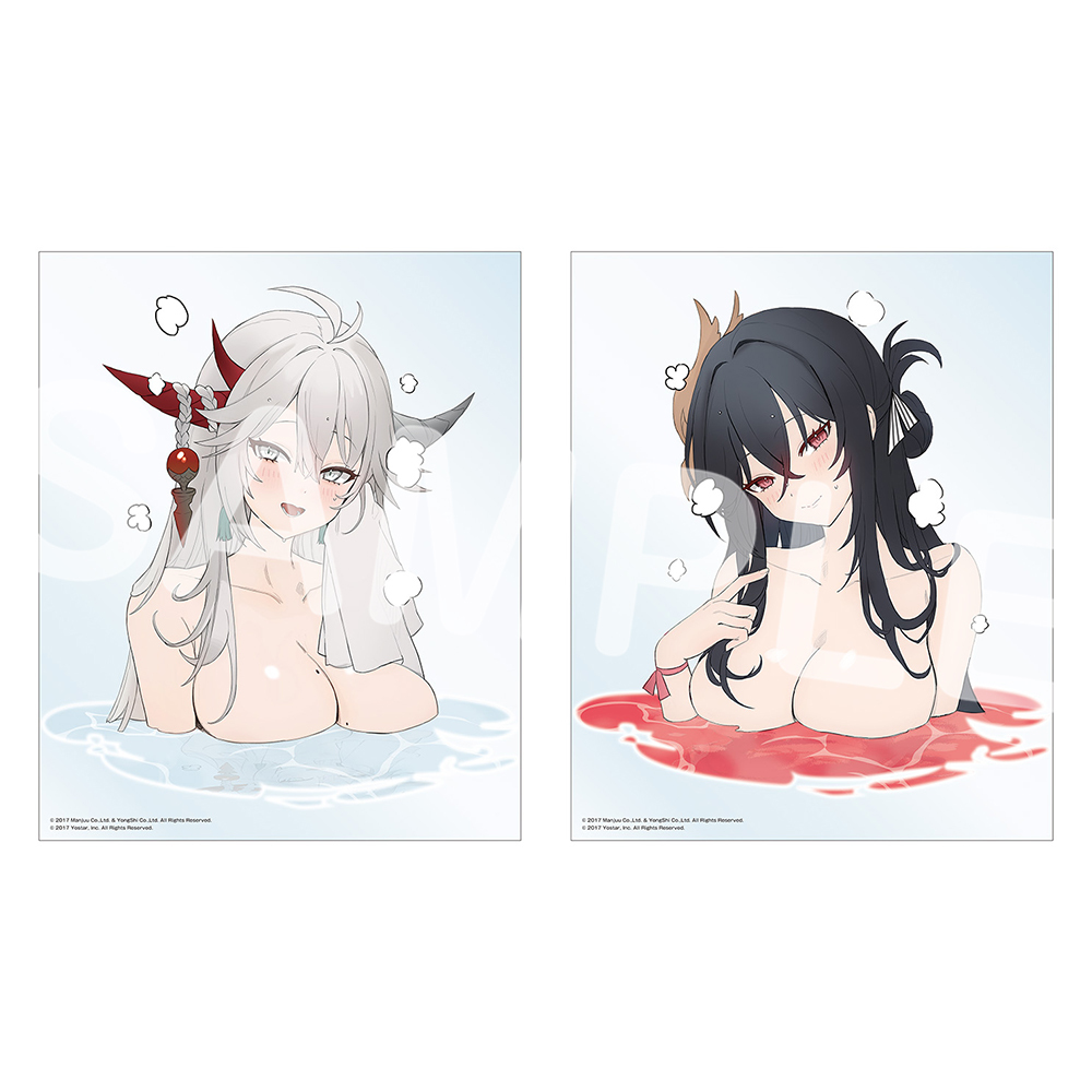 【アズールレーン×銭湯】お風呂ポスター2枚セット（白龍&大鳳）