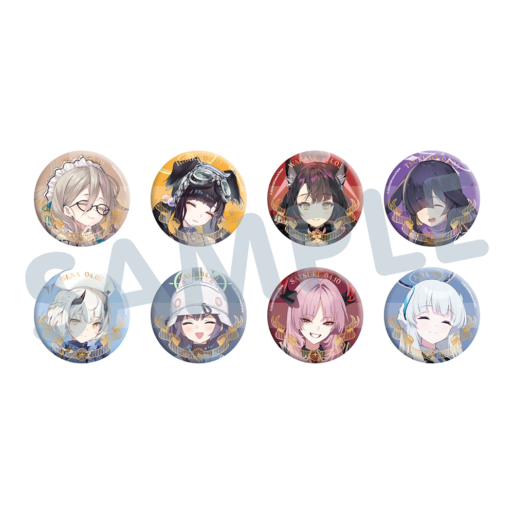 トレーディングバースデー缶バッジ【A】(4月)