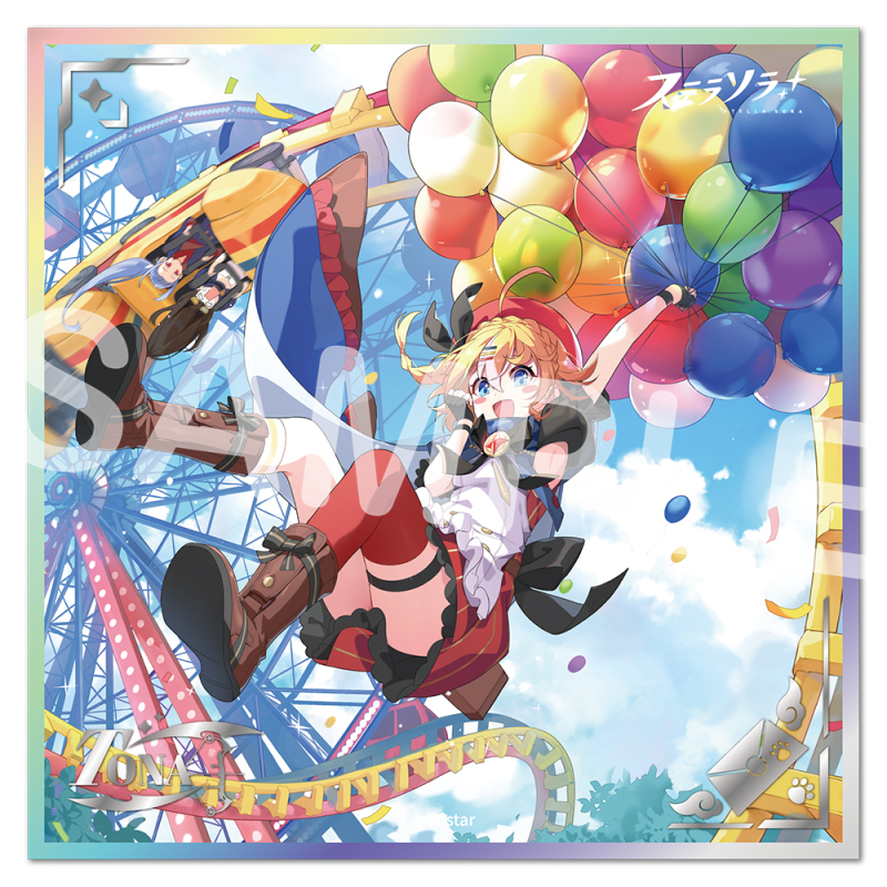 アクリル色紙 010.青空を越えて