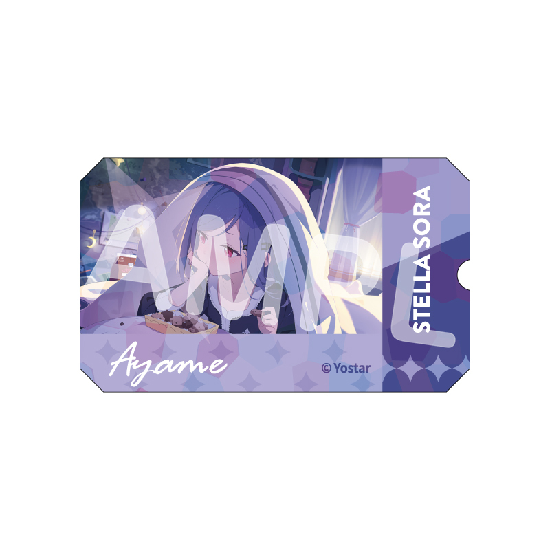 ステラソラ 青空旅券風ステッカー アヤメ