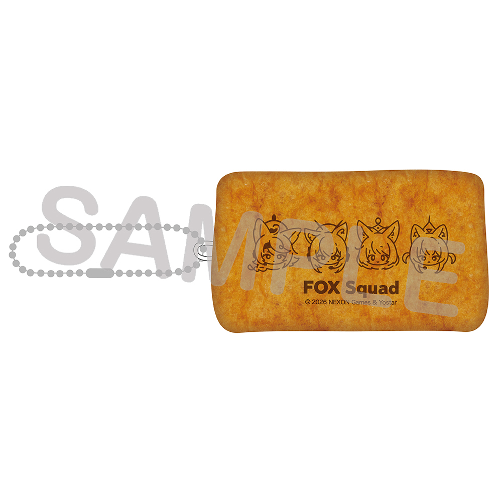 おいなりさんクッションキーホルダー（FOX小隊）