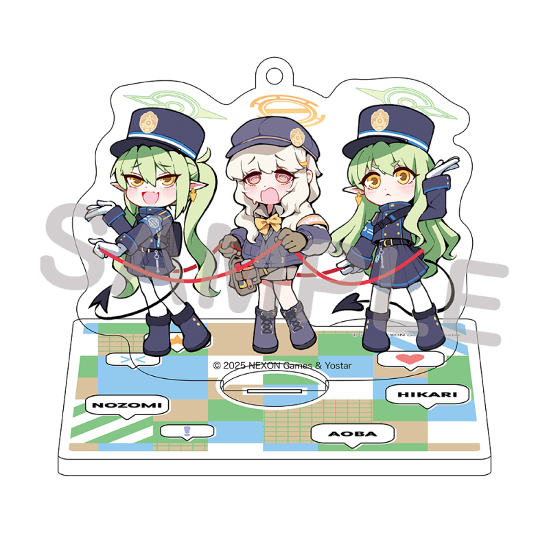 くるくるアクリルスタンド（ヒカリ、ノゾミ、アオバ）