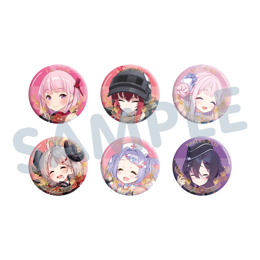 トレーディングバースデー缶バッジ【A】(5月)