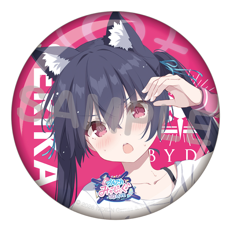 ブルアカみゅーじっく♪3D LIVE トレーディング缶バッジ【D】（単品）