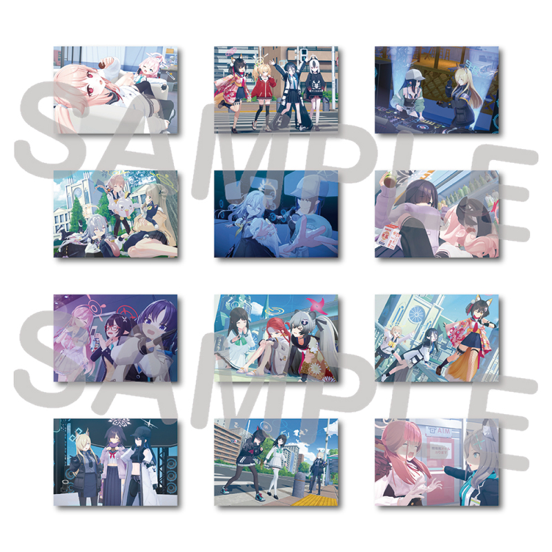 ブルアカみゅーじっく♪3D LIVE トレーディングブロマイド【B】 （ランダム・3枚入り）