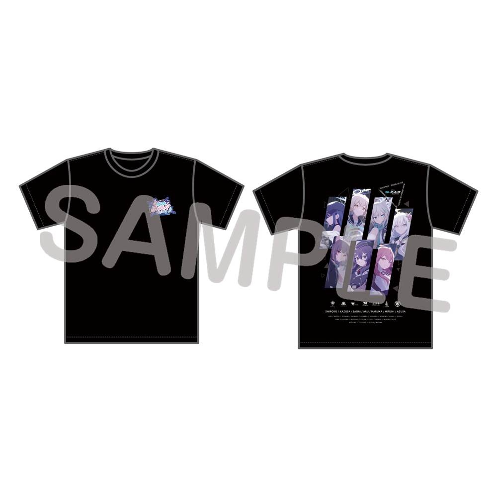 ブルアカみゅーじっく♪3D LIVE Tシャツ（キービジュアル ~ん、決めポーズ~）