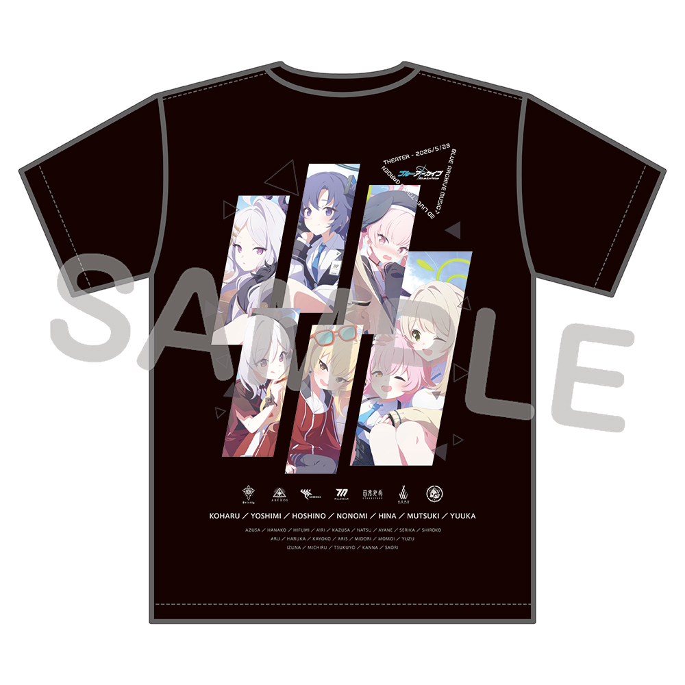 Yostar OFFICIAL SHOP ONLINE / ブルアカみゅーじっく♪3D LIVE T