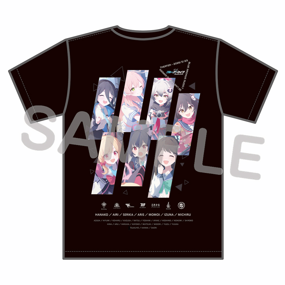 Yostar OFFICIAL SHOP ONLINE / ブルアカみゅーじっく♪3D LIVE T