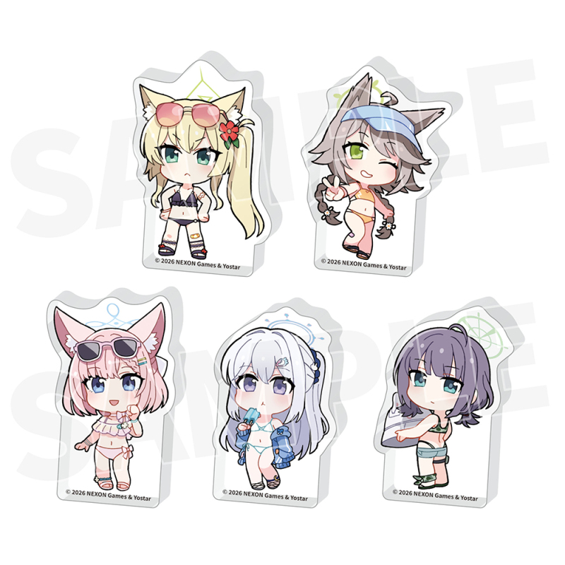 アクリルフィギュアセット A（ブルーアーカイブ SRT特殊学園）