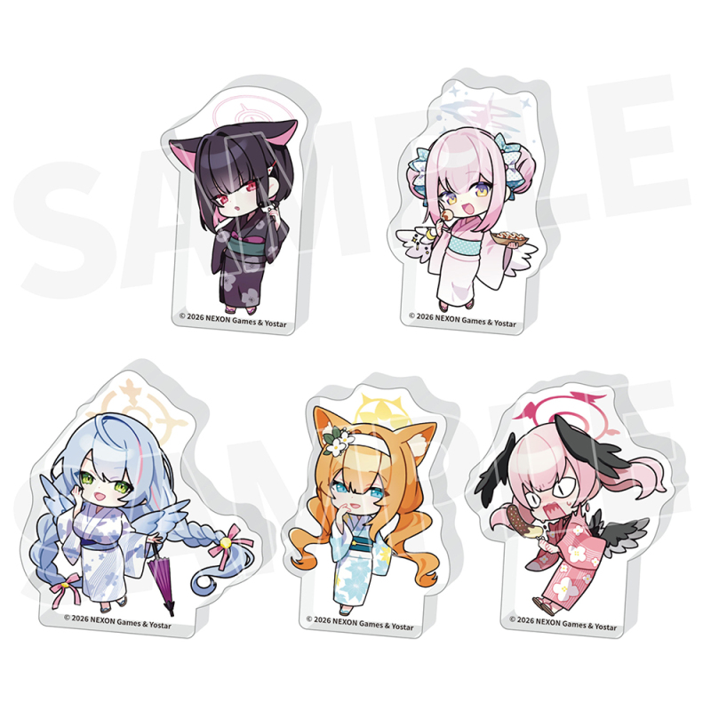 アクリルフィギュアセット B（ブルーアーカイブ トリニティ総合学園）