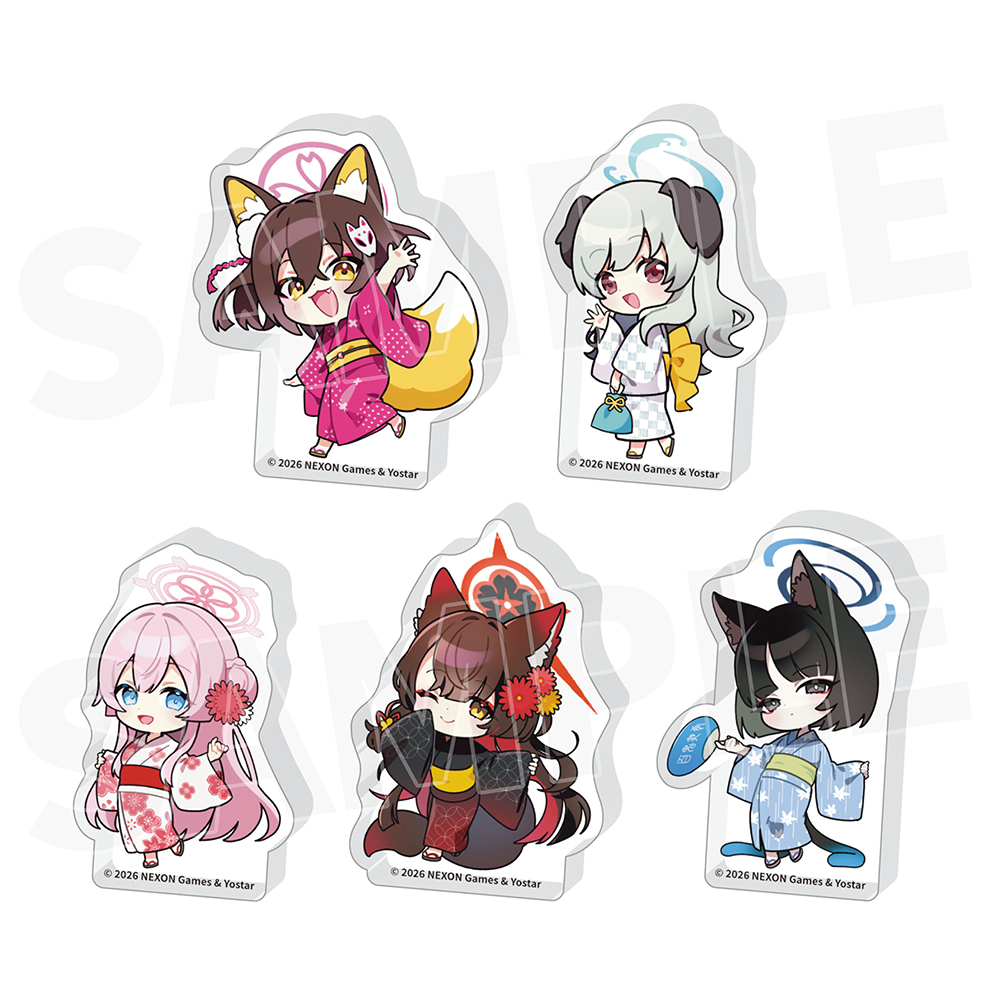 Yostar OFFICIAL SHOP ONLINE / アクリルフィギュアセット B（ブルー