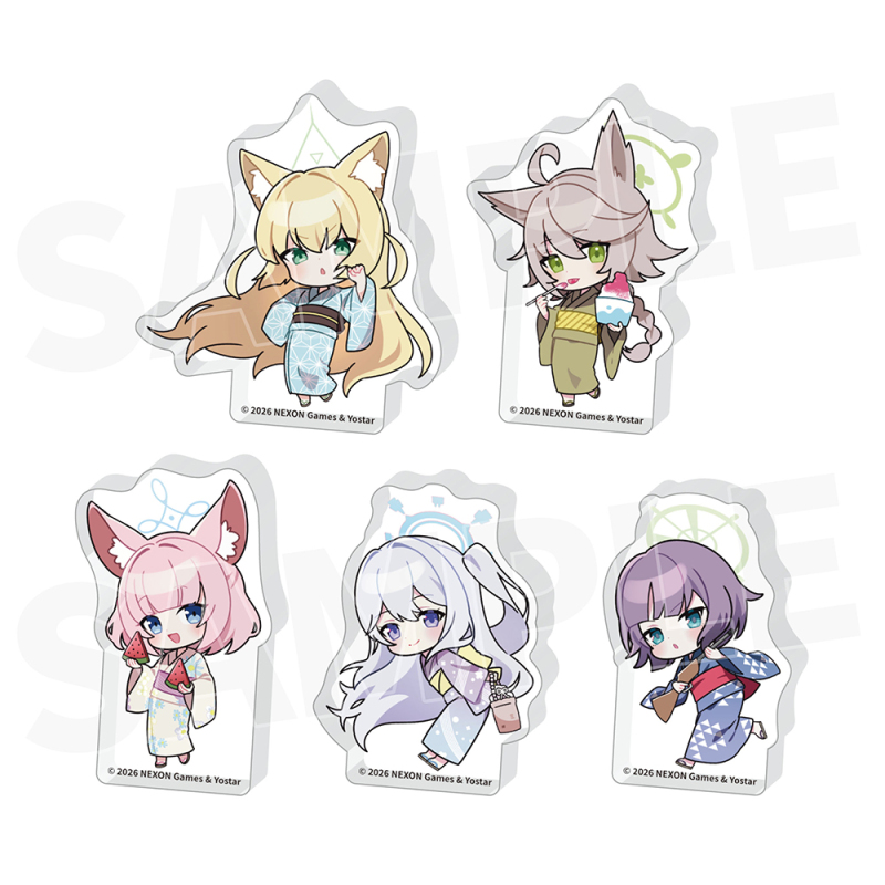 アクリルフィギュアセット B（ブルーアーカイブ SRT特殊学園）