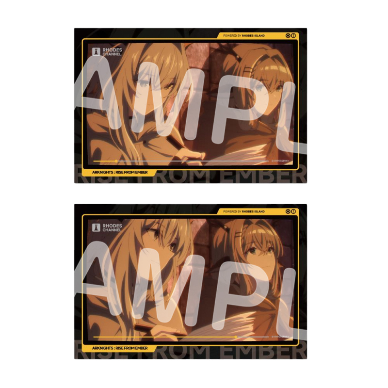 【焔燼曙明/RISE FROM EMBER】メモリアルアイテム　レンチキュラーカード　タルラ＆アリーナ