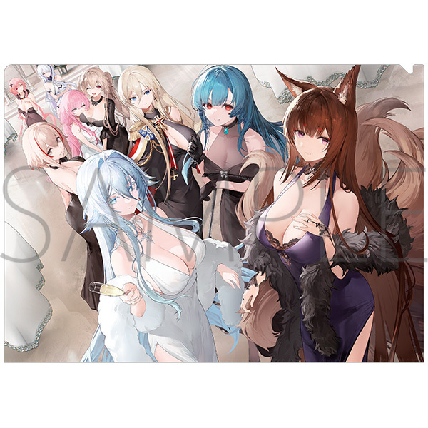 アズールレーン7周年 JR秋葉原駅店グッズ クリアファイル