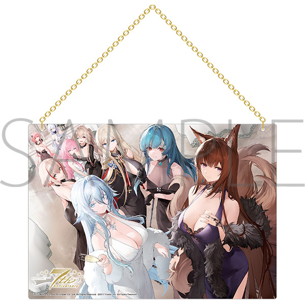 アズールレーン7周年 JR秋葉原駅店グッズ アクリルドアプレート