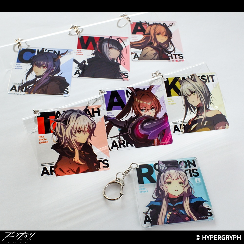 アークナイツ ランダムアクリルキーホルダー CORALCOAST ver. Yostar OFFICIAL SHOP ONLINE / ランダムアクリルキーホルダー