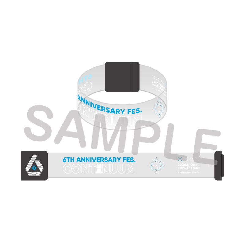 【事前通販限定価格】6th Anniversary Fes. LEDリストバンド