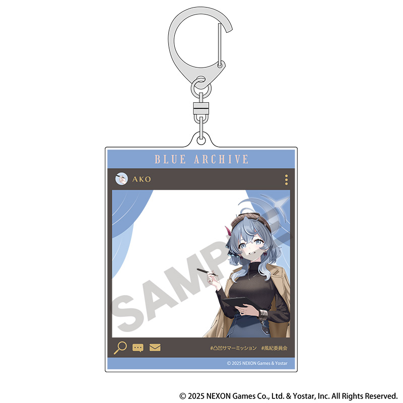 ブルーアーカイブ 凸凹サマーミッション アクリルキーホルダー コンプセット 博多 ブルーアーカイブ』凸凹サマーミッション ～運河を抱く巨大