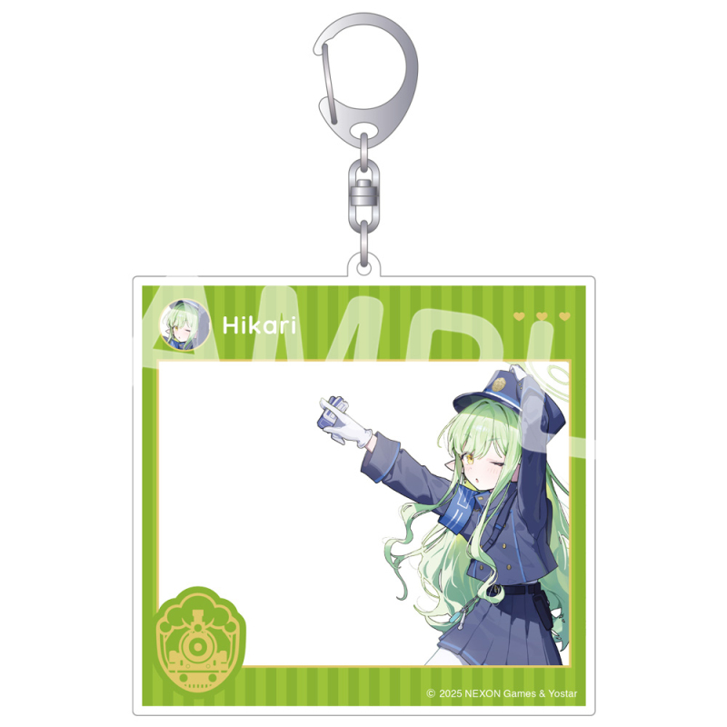 JR秋葉原駅店 フォトフレーム風キーホルダー/ヒカリ