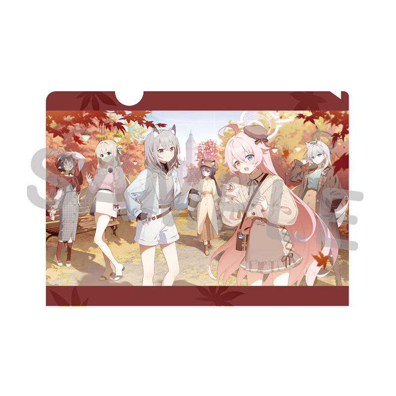 描きおろしクリアファイル(アビドス高等学校)