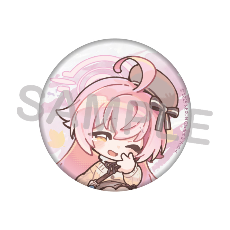 描きおろしミニキャラ缶バッジ(アビドス高等学校)単品