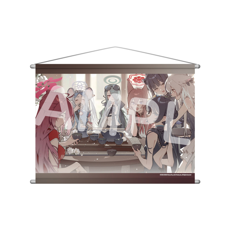 タペストリー　山海経のお茶会