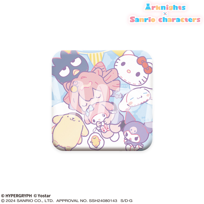 アークナイツ × サンリオキャラクターズ PU缶バッチ U-Official