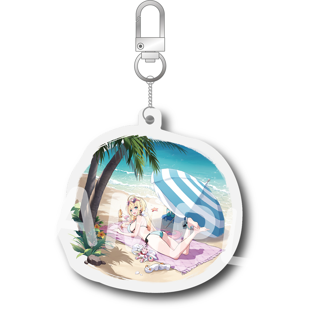 グリッターアクリルキーホルダー 001.セイナ