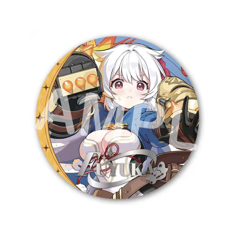 箔押し缶バッジ 003.フユカ