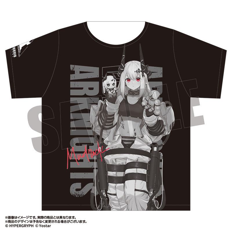 アークナイツ　オペぬい　描き起こしTシャツ　マドロック