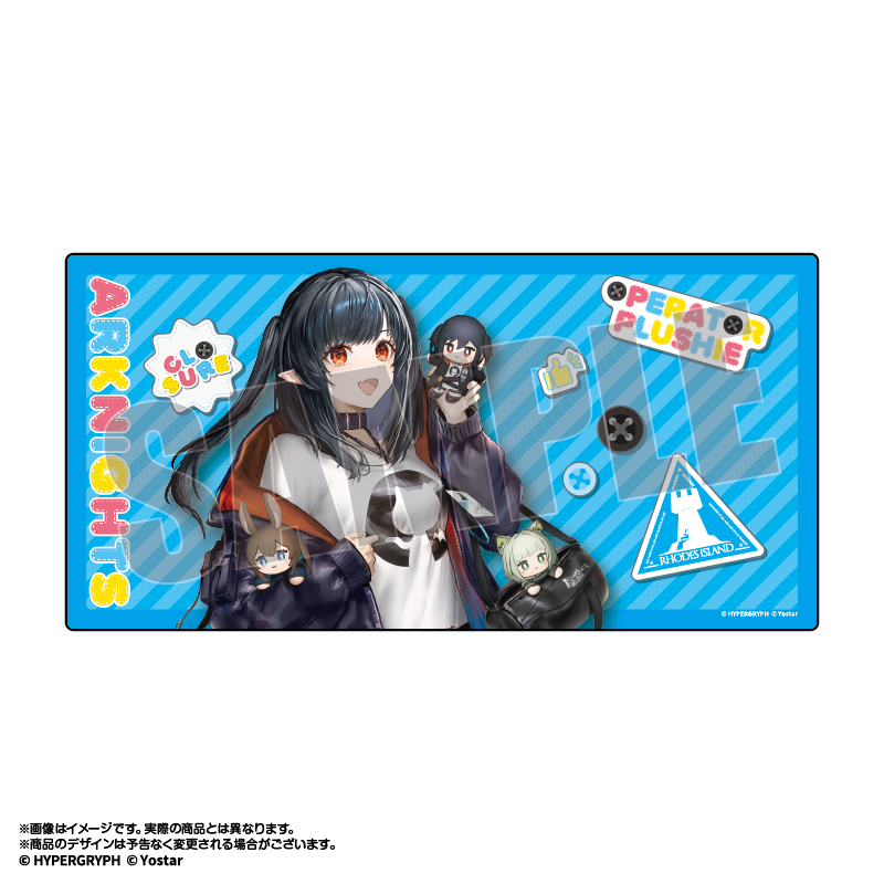 アークナイツ　オペぬい　描き起こしデスクマット　クロージャ