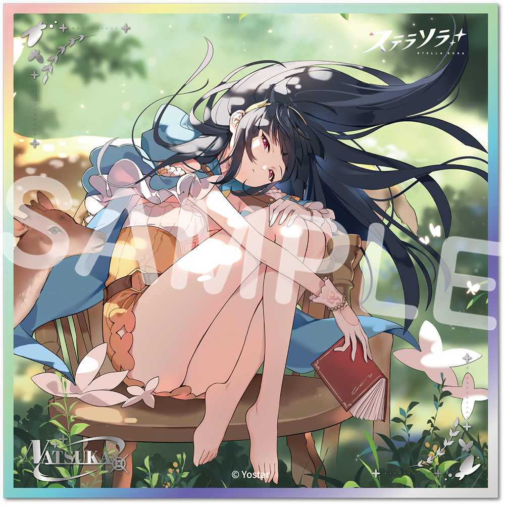 アクリル色紙 005.鹿の声