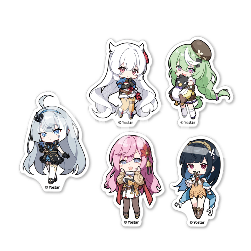 ミニキャラステッカーセット