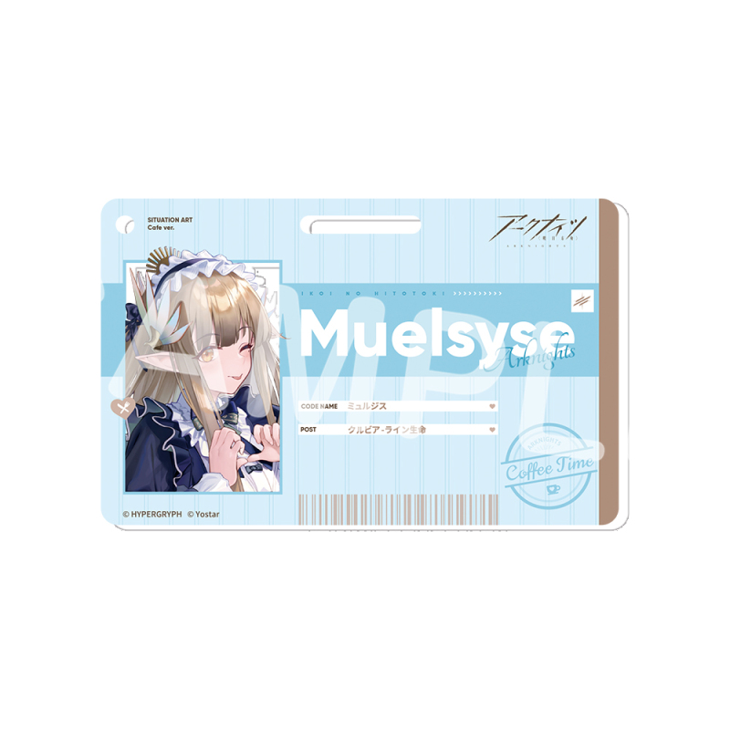 特別オペレーターIDパス風アクリルバッジ - 憩いのひととき -（単品）