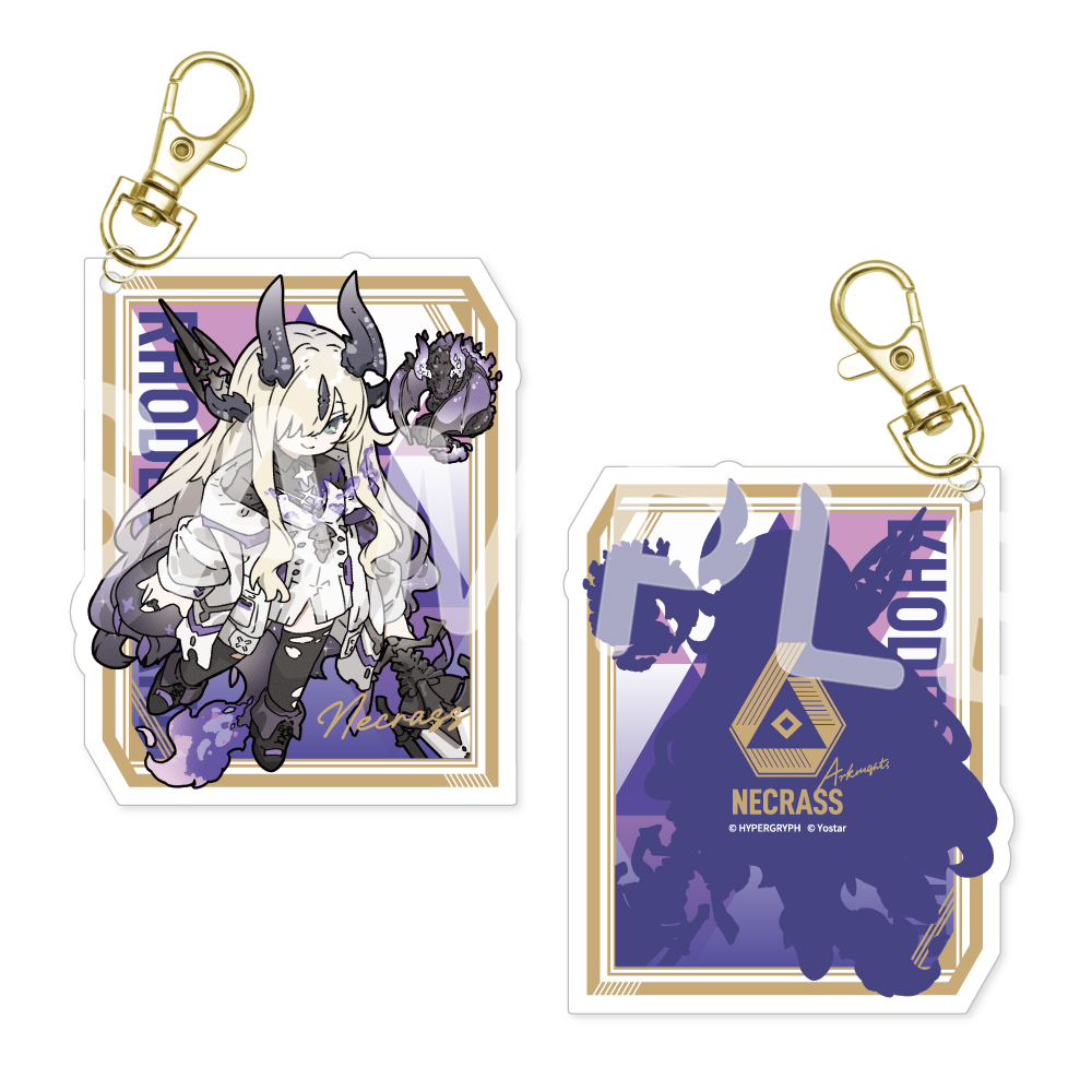 Yostar OFFICIAL SHOP ONLINE / カード風アクリルキーホルダー